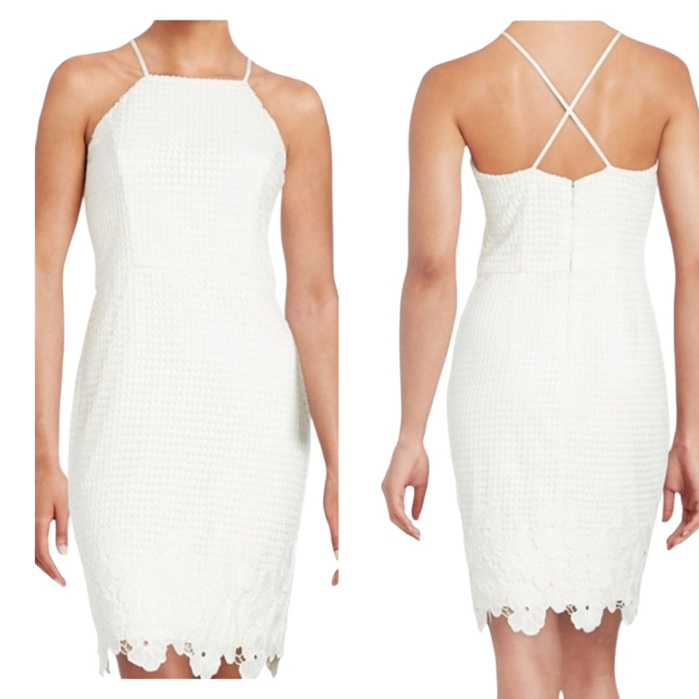 Guess White Lace Dress